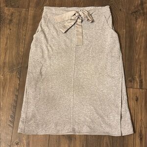 Donna Karan Soft Gray Knit Skirt